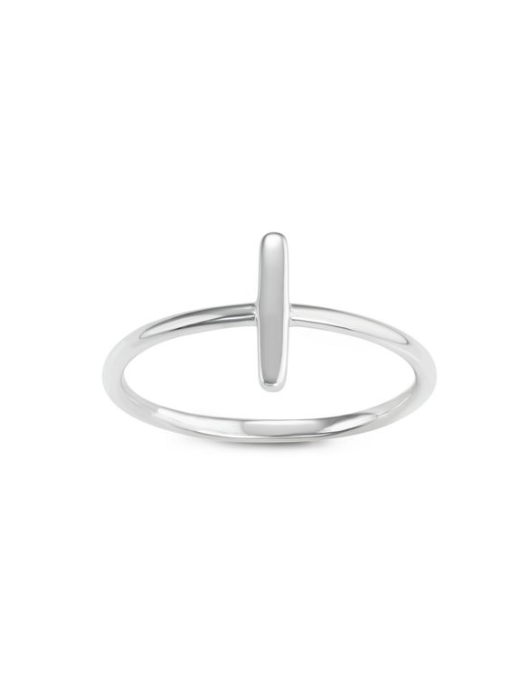 Daily Delight TheJewelryHut Designer Sterling Silver Vertical Bar Ring