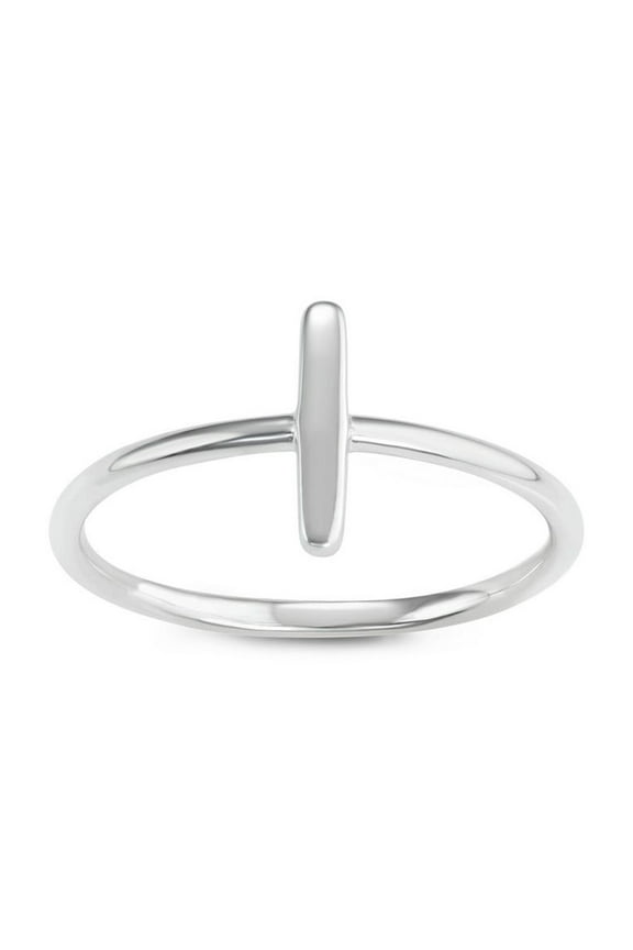 Daily Delight TheJewelryHut Designer Sterling Silver Vertical Bar Ring