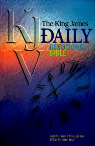 Pre-Owned Daily Devotional Bible-KJV (Hardcover) 0529108402 9780529108401