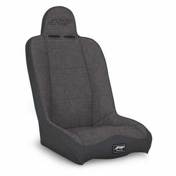 Daily Driver High Back Suspension Seat with Two Neck Slots - All Grey