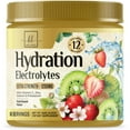 thumbnail image 1 of Hydration Electrolyte Drink Mix – Rapid Hydration Powder with 6 Electrolytes & Minerals Daily Replenisher Zero Sugar, Keto, Vegan, Non-GMO & Sugar-Free Electrolyte Powder Tub - 60 Servings, 1 of 9