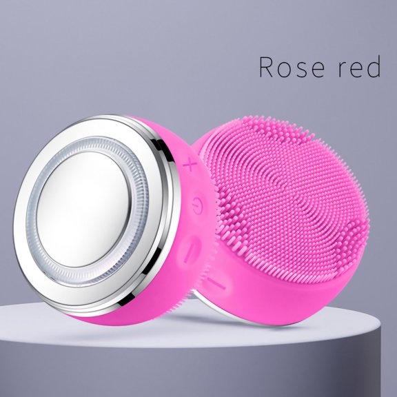 Daily Facial Cleanser for Women Electric Facial Cleanser Pore Cleansing Facial Makeup Remover Importer Heating Cleansing Skin Rejuvenating Instrument Washing Brush