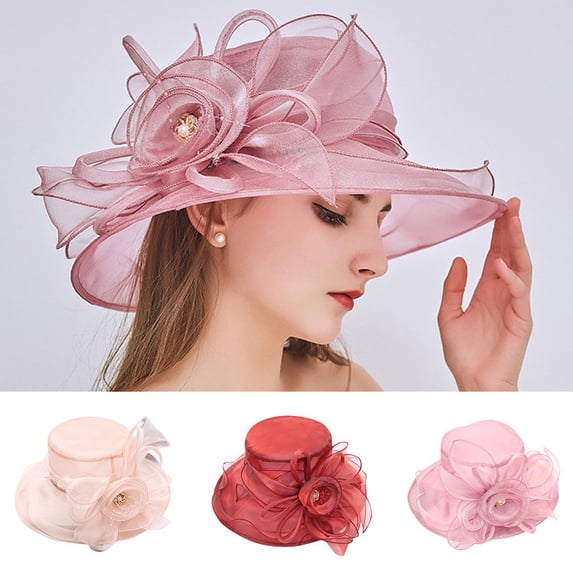 Daily Fascinator Cap for Women Church Tea Party Wedding Bridal Hat