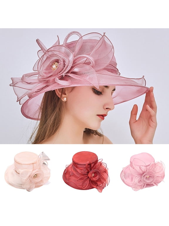 Daily Fascinator Cap for Women Church Tea Party Wedding Bridal Hat