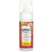 Yes To Grapefruit Daily Foaming Cleanser, Brightening Face Wash That Removes Make Up & Impurities Without Stripping Skin & Leaves You Glowing, With Vitamin C, Natural, Vegan & Cruelty Free, 5 Fl Oz