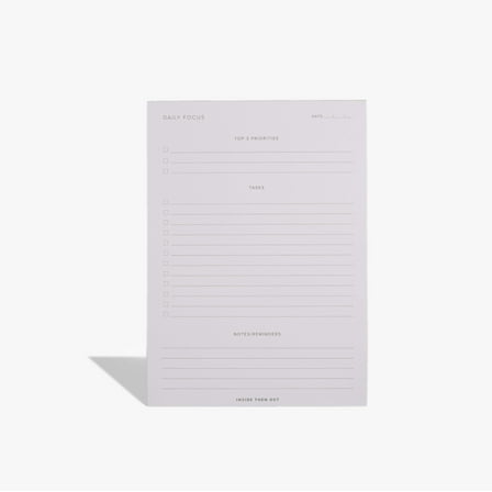 Inside Then Out -Daily Focus Notepad