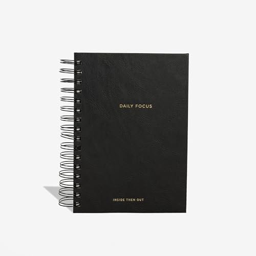 Daily Focus Planner - 6 Month Undated Planner for Productivity, Goal Setting, Intention - Monthly, Weekly, Daily Task Pages - Simple & Minimalistic - Motivation Gift for Men and Women$$Office