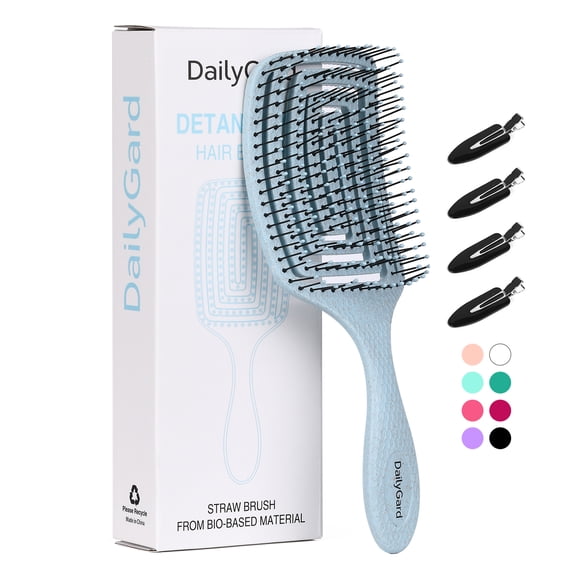 Daily Gard Detangling Hair Brush, Ultra Soft Bristles Wet Hair Brush for All Hair Types