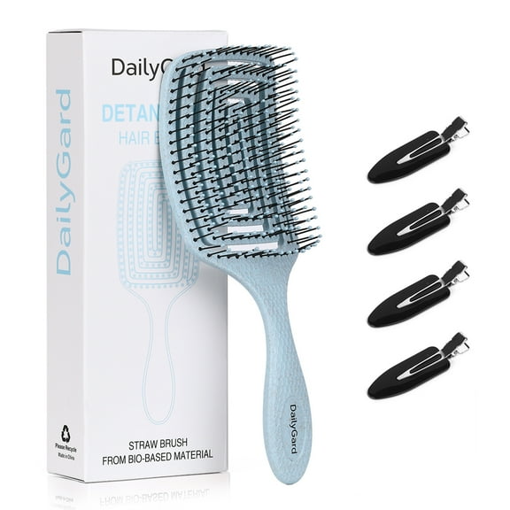 Daily Gard Detangling Hair Brush, Ultra Soft Bristles Wet Hair Brush for All Hair Types