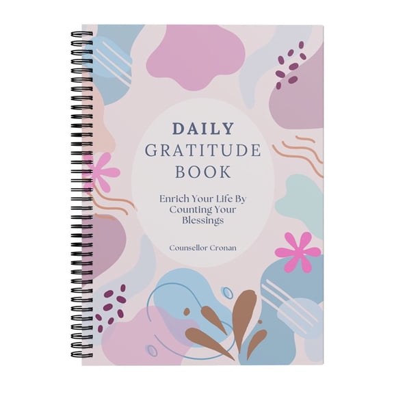Daily Gratitude Planner Notebook Twin Coil Binding Gratitude Journal For Mindfulness Practice and Mental Health Tracking