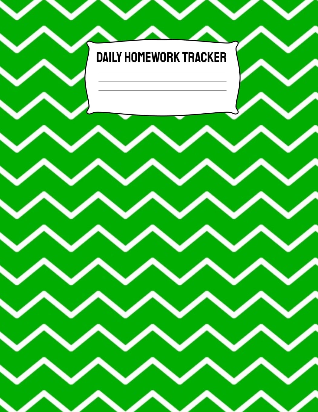 Daily Homework Tracker: Monthly School Calendar and Homework Organizer  Elementary, Middle and High School Academic Planner (Paperback)