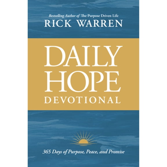 Pre-Owned Daily Hope Devotional: 365 Days of Purpose, Peace, and Promise, (Hardcover)