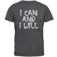 thumbnail image 1 of Daily Inspiration I Can And I Will Mens T Shirt Dark Heather MD, 1 of 1