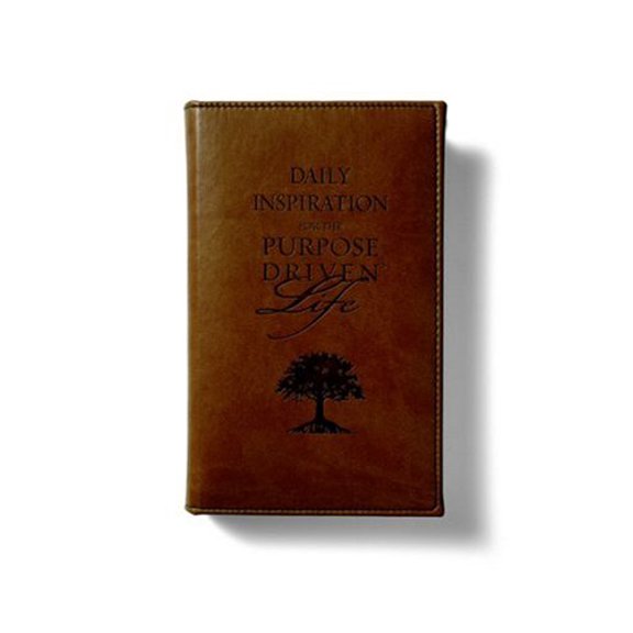 Pre-Owned Daily Inspiration for the Purpose Driven Life Deluxe Tan Leather Like Paperback