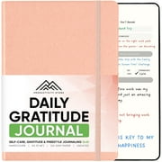 Productivity Store Daily Gratitude Blank Diaries and Journals, Pink, 5 in x 8 in