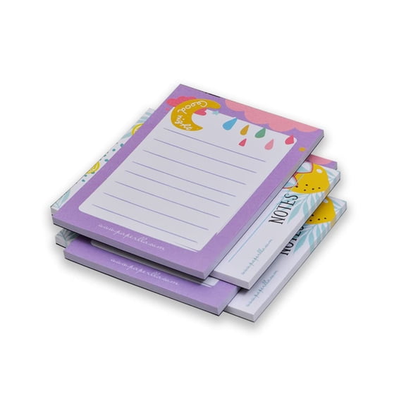 Daily Journal Writing Pads, Notes Diary Personal Memo Pads To Do List Note Pads Gift, Set Of 4