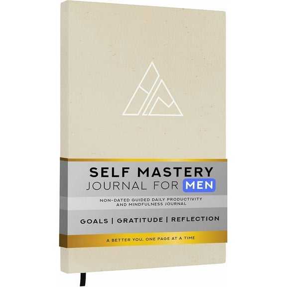 Daily Journal for Men - Gratitude Journal Notebook - Reflection Journal for Mindfulness