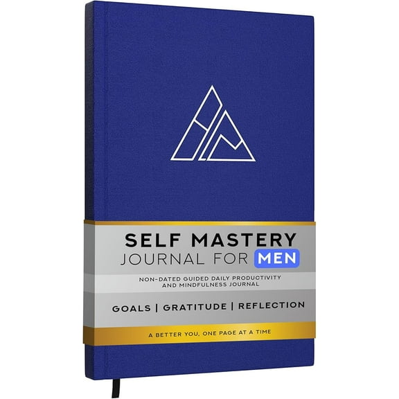 Daily Journal for Men - Gratitude Journal Notebook - Reflection Journal for Mindfulness