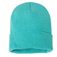 thumbnail image 1 of Daily Knited Plain Beanie - Stay Warm Stylish Stretchy Soft Beanie Hats for Men and Women, 12 inch, Oasis Blue, 1 of 7