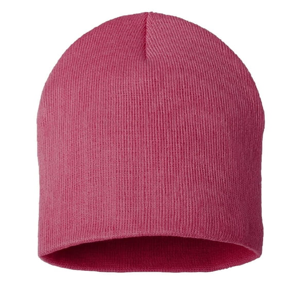 Daily Knited Plain Beanie - Stay Warm Stylish Stretchy Soft Beanie Hats for Men and Women, 8 inch, Orchid