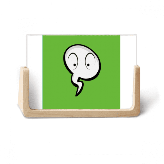 Daily Language Chat Emotion Surprise Photo Wooden Photo Frame Tabletop Display