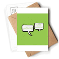 thumbnail image 1 of Daily Language Chat Good Morning Postcards Envelopes Blank Note Cards Mailing, 1 of 4