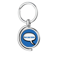 thumbnail image 1 of Daily Language Chat Happy Greetings Rotating Keychain Metal Keyring Holder, 1 of 2