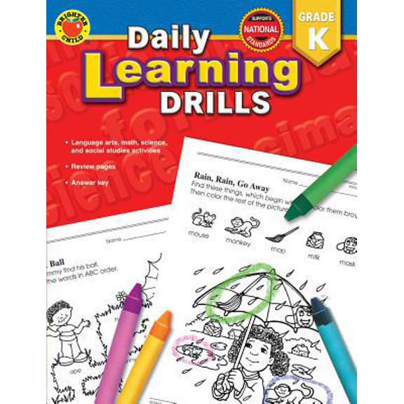 Pre-Owned Daily Learning Drills Grade K (Paperback) 0769630901 9780769630908