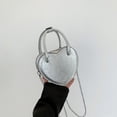 thumbnail image 1 of Daily Life Hot Sale Large Capacity Business Women's Bag Bucket Bag Trendy Casual Underarm Bag Handbag Commuting Bag Shoulder Bag SILVER, 1 of 8