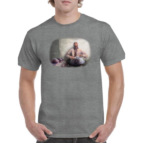 Daily Life Music T-Shirt Men -Ali Rastroo Designs, Male Medium