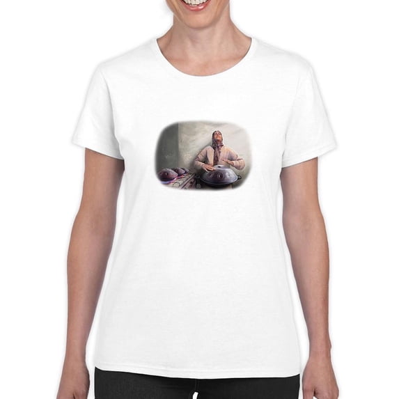 Daily Life Music T-Shirt Women -Ali Rastroo Designs, Female 3X-Large