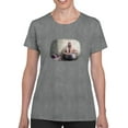 thumbnail image 1 of Daily Life Music T-Shirt Women -Ali Rastroo Designs, Female 5X-Large, 1 of 4