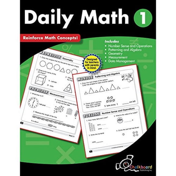 Pre-Owned Daily Math Grade 1 (Paperback) 1634459849 9781634459846