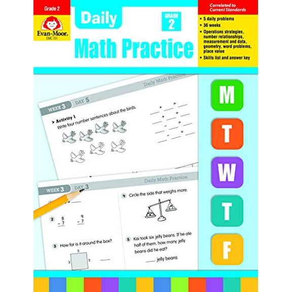 Pre-Owned Daily Math Practice, Grade 2 Paperback