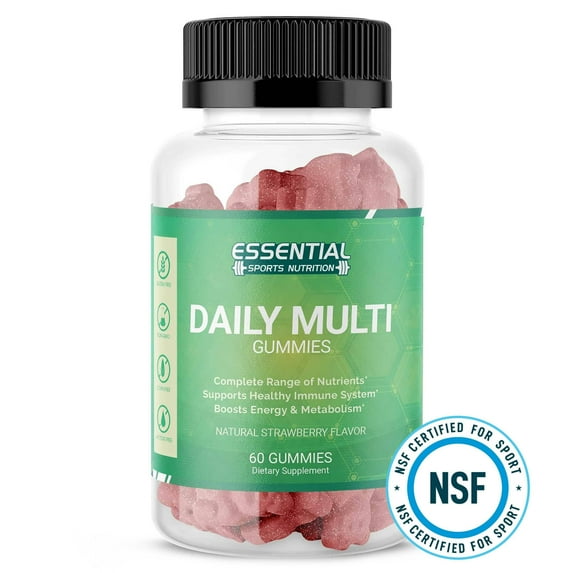 Adult Multivitamin Gummies – Daily Energy, Immune & Wellness Support, 60 Count