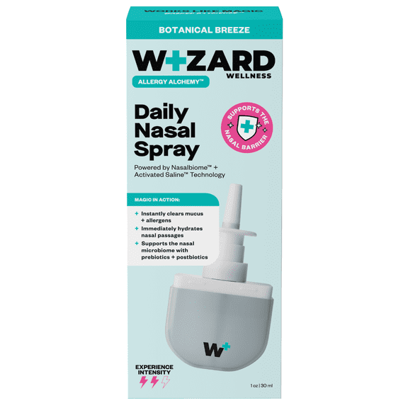 Wizard Wellness Daily Nasal Spray, Saline Mist Spray, Botanical Breeze Scent, 272 Sprays