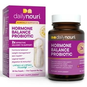 Daily Nouri Hormone Balance Probiotic, 30 Capsules, 30 Day Supply