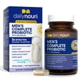 thumbnail image 1 of Daily Nouri Men’s Complete Probiotic | Supports Digestion, Immunity, Colon Health, Cardiovascular Function, Cholesterol | 5 Clinically Studied Strains + Selenium & Omega, 1 of 7