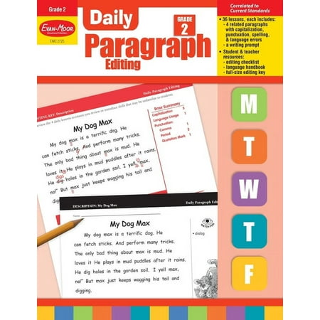 Evan-Moor Daily Paragraph Editing, Grade 2 Teaching Edition