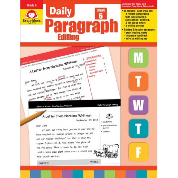 Pre-Owned Daily Paragraph Editing Grade 6+ (Paperback) 9781557999603