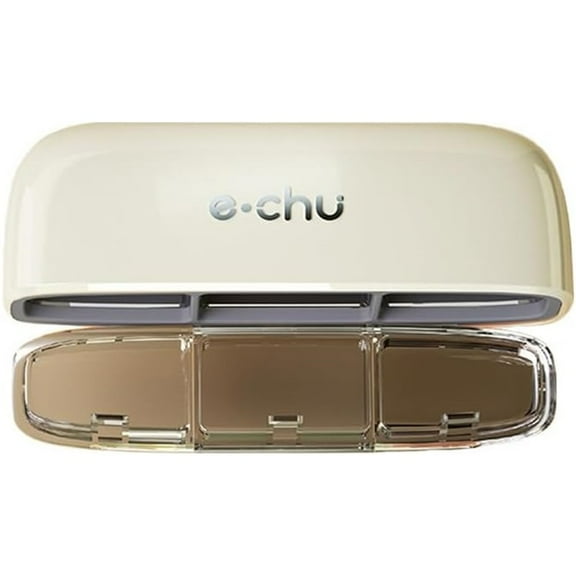 Daily Pill Organizer,Small Medicine Box,Jewelry Storage Box,Portable,Mini,Three Meals a Day,Business Travel,Sealed,Moisture-Proof,Used to Store Supplements,Vitamins,Fish Oil,Rings,Earrings (White)