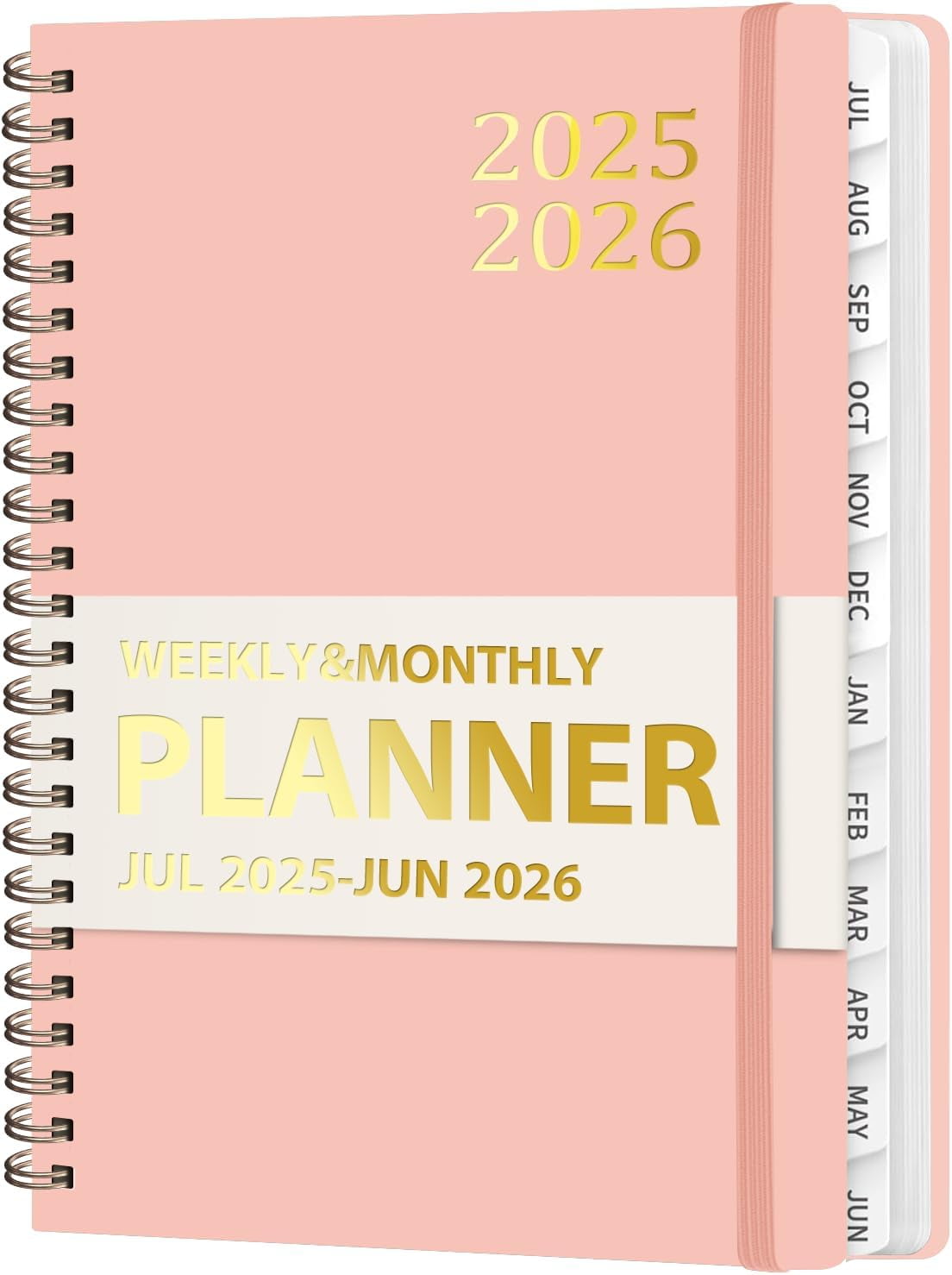 Daily Planner 2025-2026, July 2025 - June 2026 Planner, Hard Cover ...