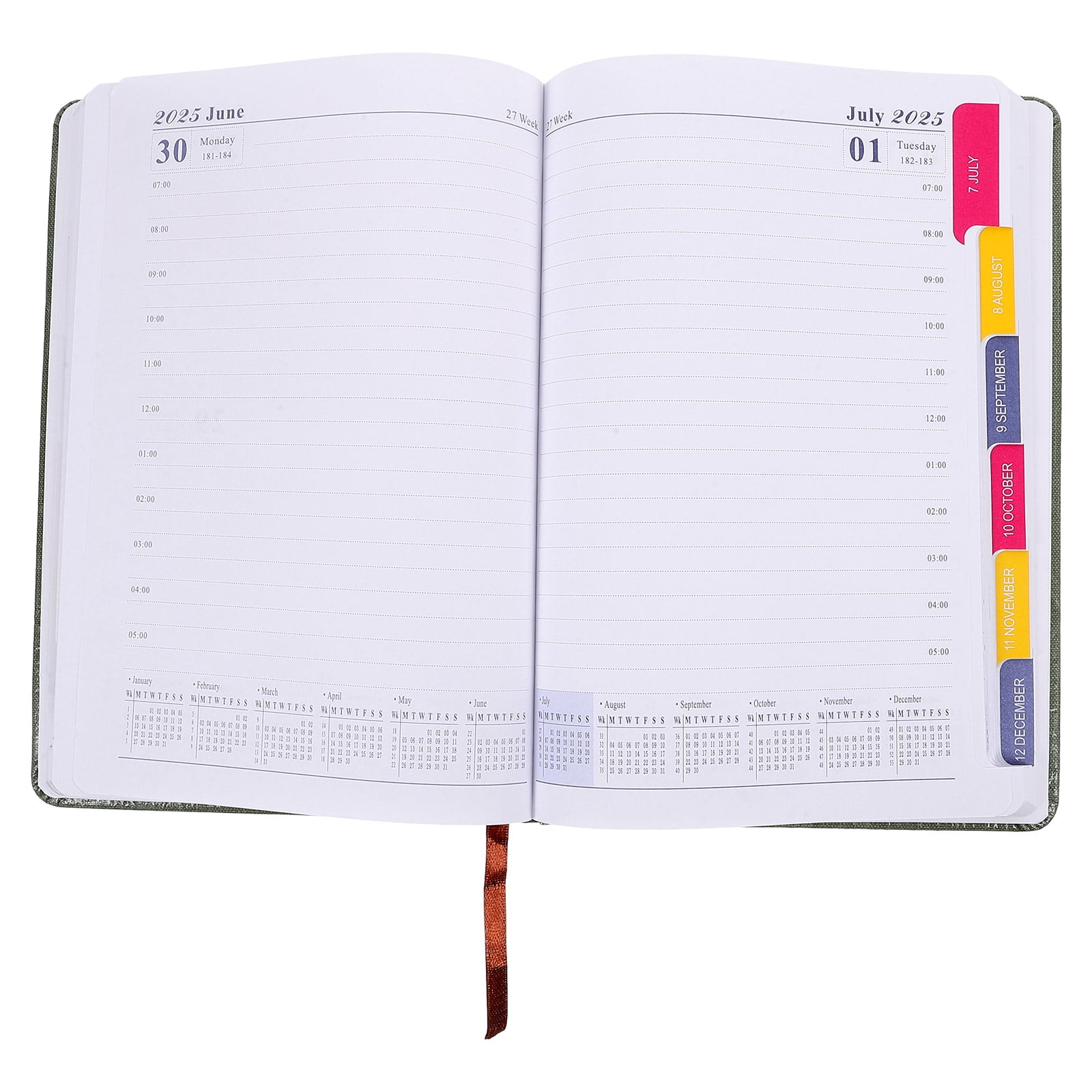 Daily Planner 2025 Full Page Per Day Daily Planner Notebook A5 Schedule Book