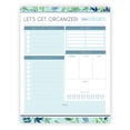 thumbnail image 1 of Daily Planner - 8.5 x 11 Inches of Undated Checklist Organizer Tear-Off Pads, Greenery, 1 of 8