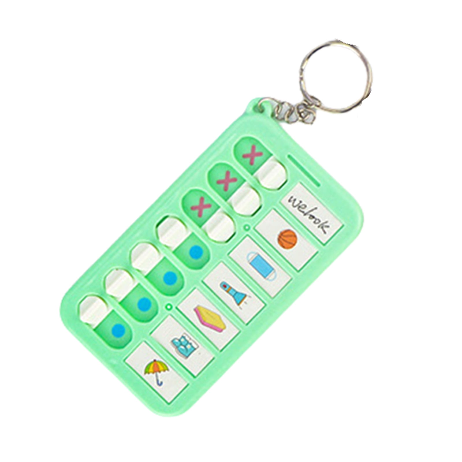 Daily Planner Board Key Rings Small Chore Chart Keychains Portable ...