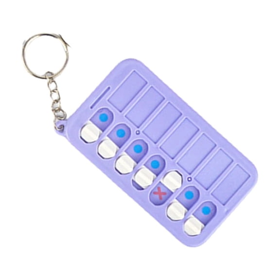 Daily Planner Board Keyrings Portable Chore Chart Keychains Car Key Rings Daily Schedule Task Board Keychains for Kids