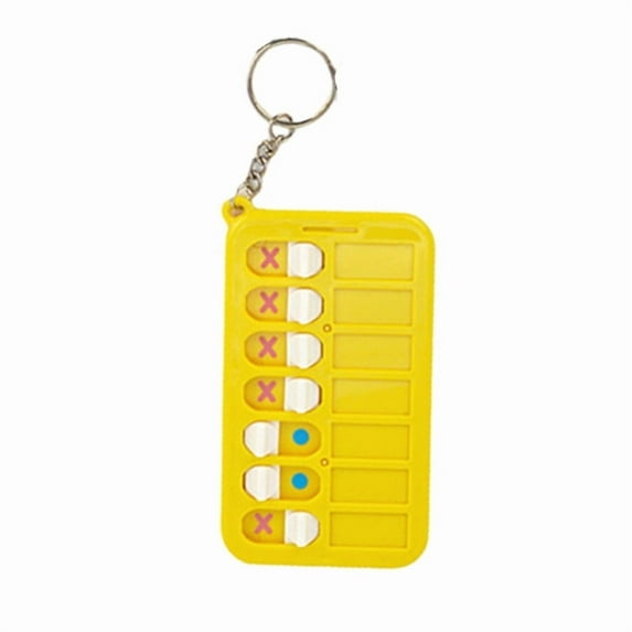 Daily Planner Board Keyrings Portable Chore Chart Keychains Car Key Rings Daily Schedule Task Board Keychains for Kids