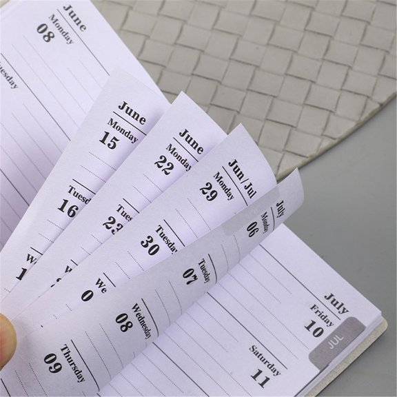 Daily Planner Pocket Notebook Compact Organizer for Scheduling Priority Tasks Efficient Daily Planning