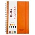 thumbnail image 1 of Daily Planner Undated, Daily Planner Notebook with Hourly Schedule, To Do List Hourly Schedule, Hardcover Spiral Notebook, Spiral Planner Notebook for Women and Men,5.7X8.3 inch, 1 of 6