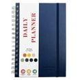 thumbnail image 1 of Daily Planner Undated, Daily Planner Notebook with Hourly Schedule, To Do List Hourly Schedule, Hardcover Spiral Notebook, Spiral Planner Notebook for Women and Men,5.7X8.3 inch, 1 of 6